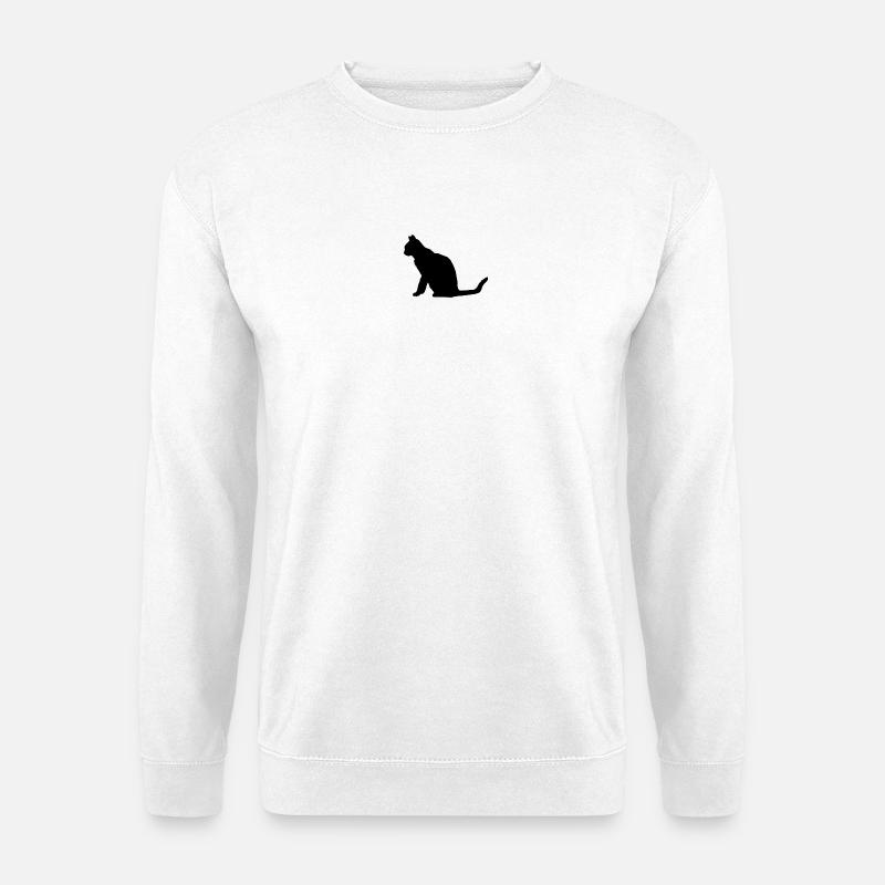 Katze - Unisex Pullover - Weiß