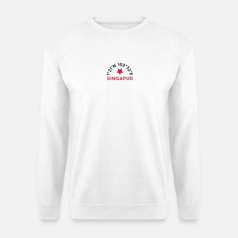 Singapur - Unisex Pullover - Weiß