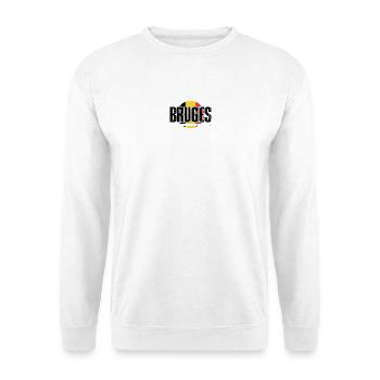 Sunburst Glyph in Red Yellow - Unisex Sweatshirt - white - Front