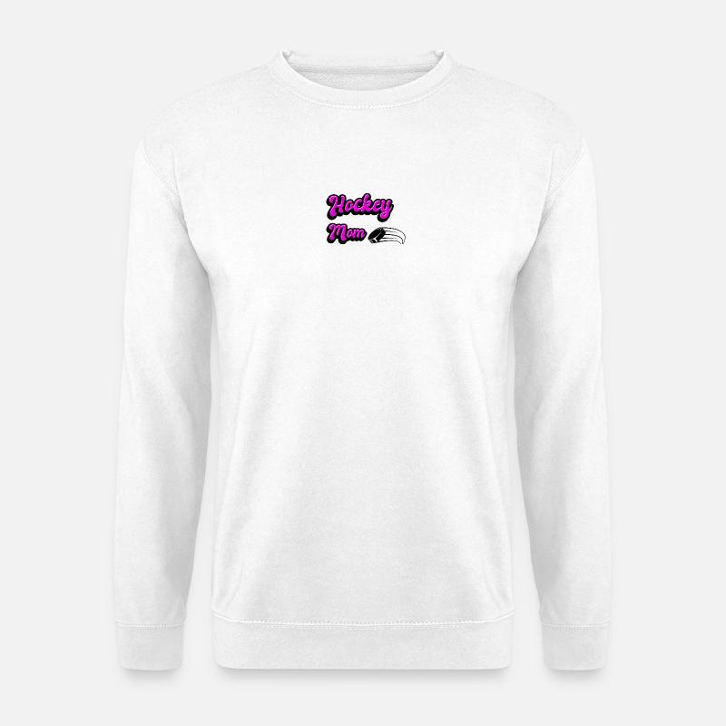 Hockey Mutter Sport - Unisex Pullover - Weiß