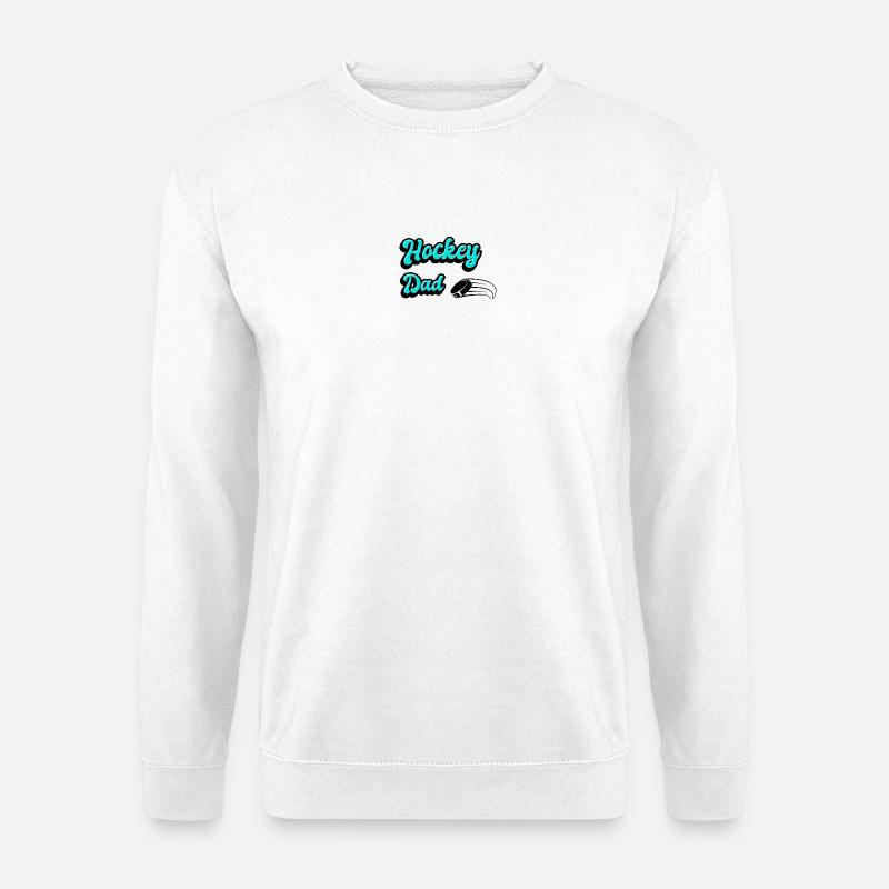 Hockey Vater Design - Unisex Pullover - Weiß