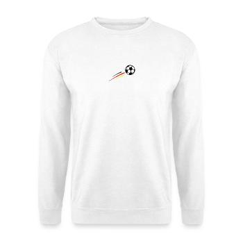 ball_deutsch_4farb - Unisex Sweatshirt - white - Front