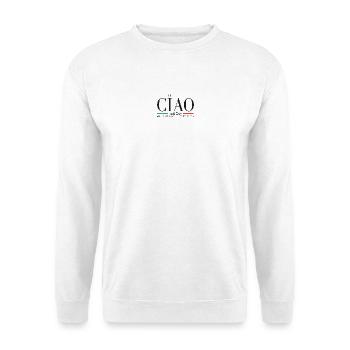 CIAO Hello Italy - Milano Italia - Sweat-shirt Unisexe - blanc - Devant