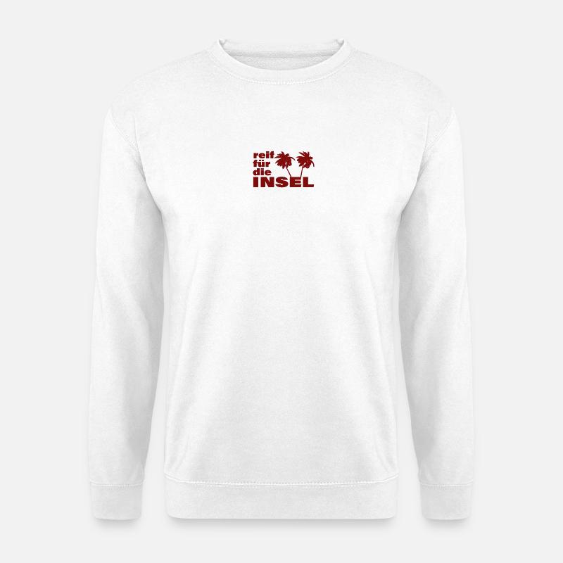 REIF FÜR DIE INSEL - Unisex Pullover - Weiß