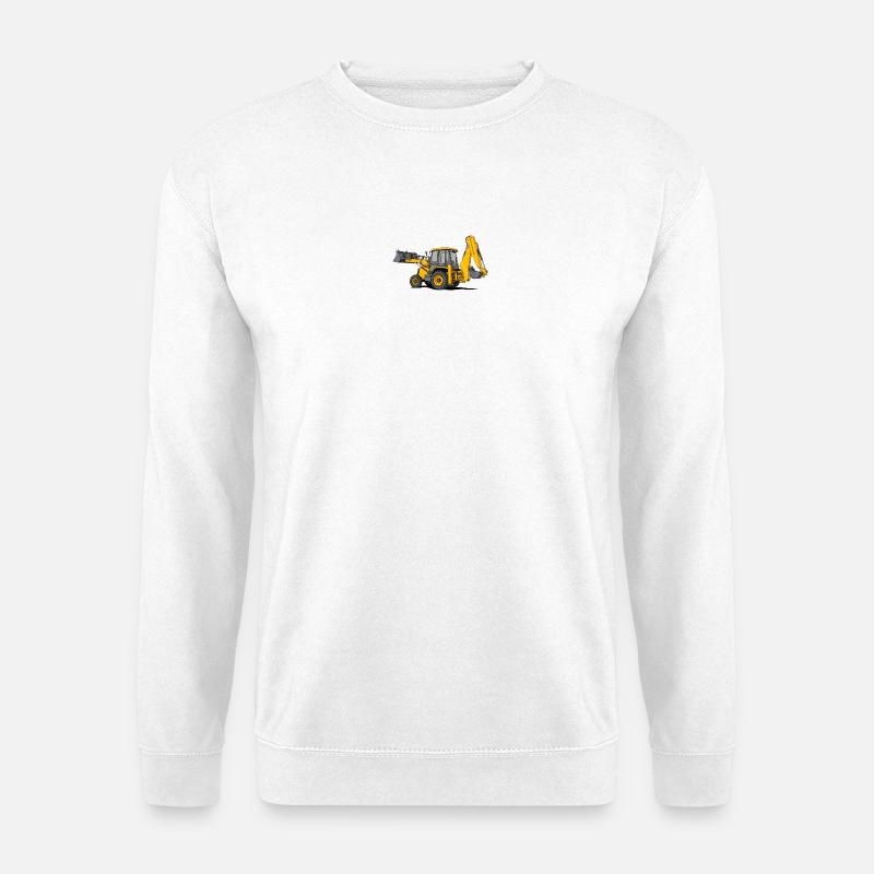 Tractor Loader - Unisex Sweatshirt - white
