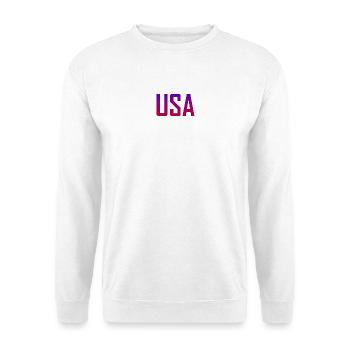 USA - Unisex Sweatshirt - white - Front