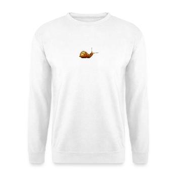 süße tiershirts, Weinbergschnecke - Unisex Pullover - Weiß - Vorne