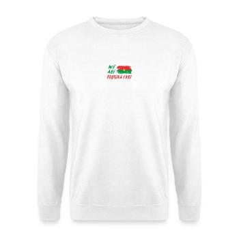 Nous sommes le Burkina Faso - Sweat-shirt Unisexe - blanc - Devant