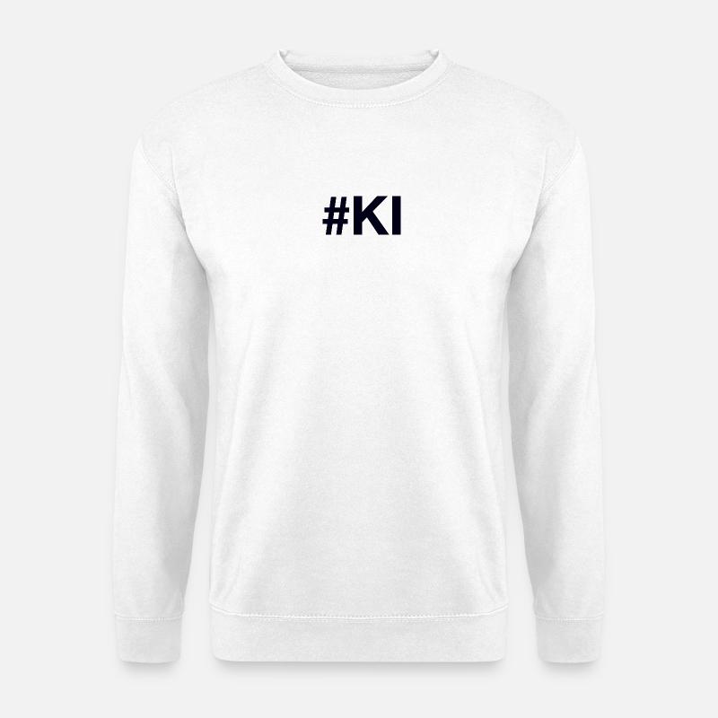 AI Artificial Intelligence - Unisex Sweatshirt - white