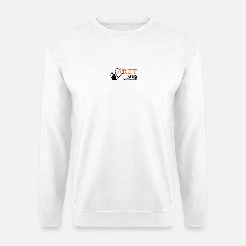 Arzt aus Leidenschaft Geschenk - Unisex Pullover - Weiß