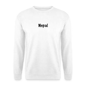 Nepal - Unisex Pullover - Weiß - Vorne