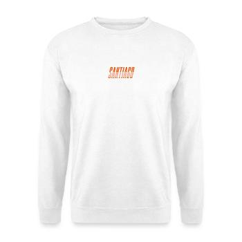 Santiago - Unisex Pullover - Weiß - Vorne - Alina (178cm) & Michal (187cm)