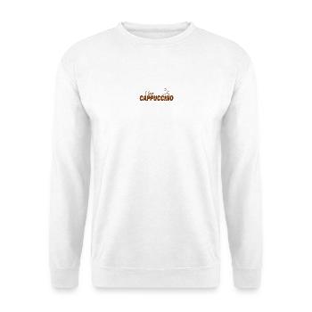 I LOVE CAPPUCCINO - Unisex Pullover - Weiß - Vorne