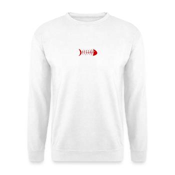 POISSON. POISSON D'AVRIL. VACANCES. ETE. HUMOUR - Sweat-shirt Unisexe - blanc - Devant