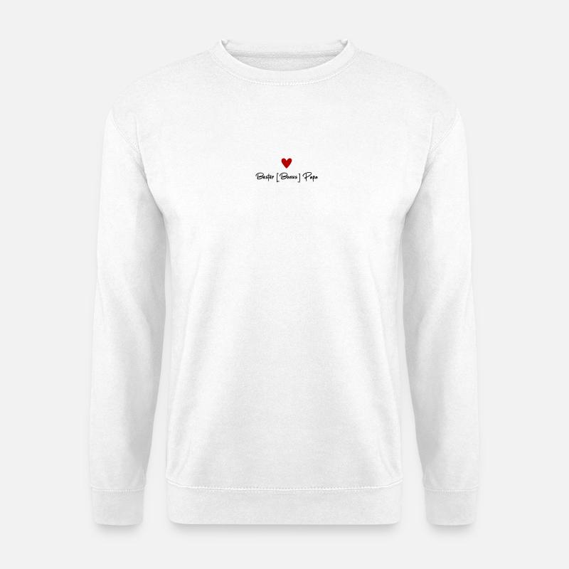 Bester Bonuspapa - Unisex Pullover - Weiß