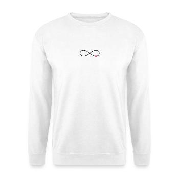 Star infinity symbol infinity sign - Unisex Sweatshirt - white - Front