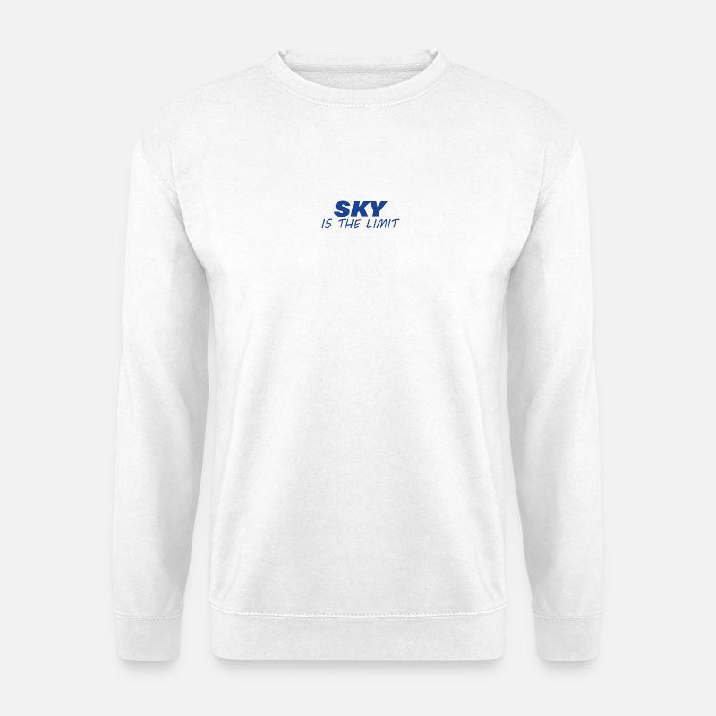 SKY IS THE LIMIT - Unisex Pullover - Weiß
