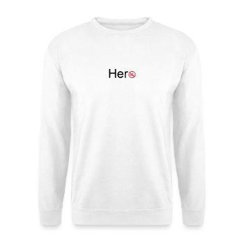 Hero fumeurs héros non-fumeurs Cadeau de sort - Sweat-shirt Unisexe - blanc - Devant