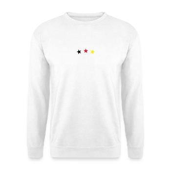 sterne sport fußball - Unisex Pullover - Weiß - Vorne