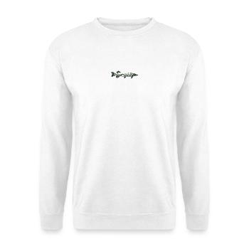 Pike - Unisex Pullover - Weiß - Vorne - Alina (178cm) & Michal (187cm)