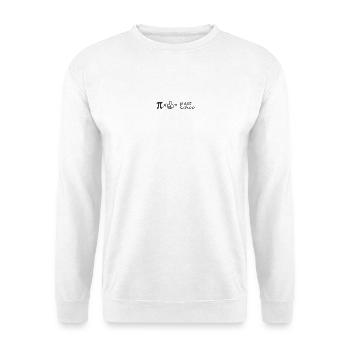pi x Daumen = past schoo - Unisex Pullover - Weiß - Vorne