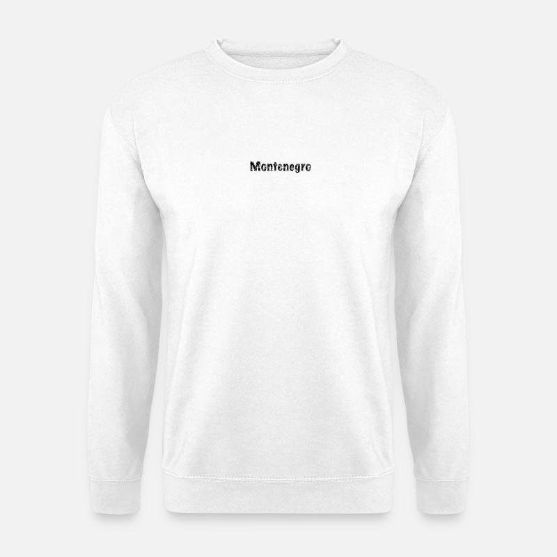 Montenegro - Unisex Pullover - Weiß