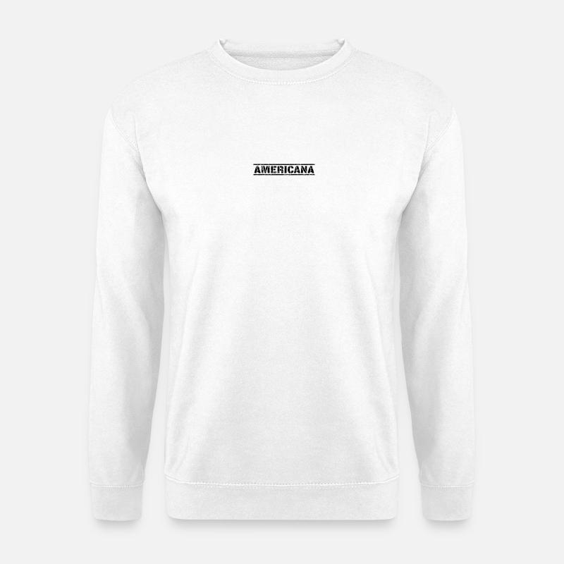 Americana - Unisex Pullover - Weiß