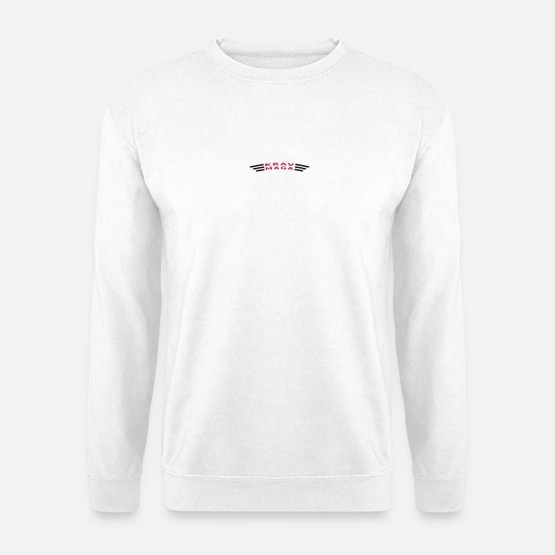 KRAVMAGA curved - Unisex Pullover - Weiß