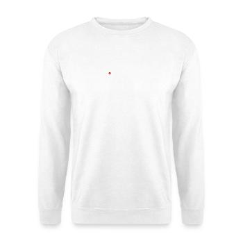 Flagge Schweiz - Unisex Pullover - Weiß - Vorne - Alina (178cm) & Michal (187cm)