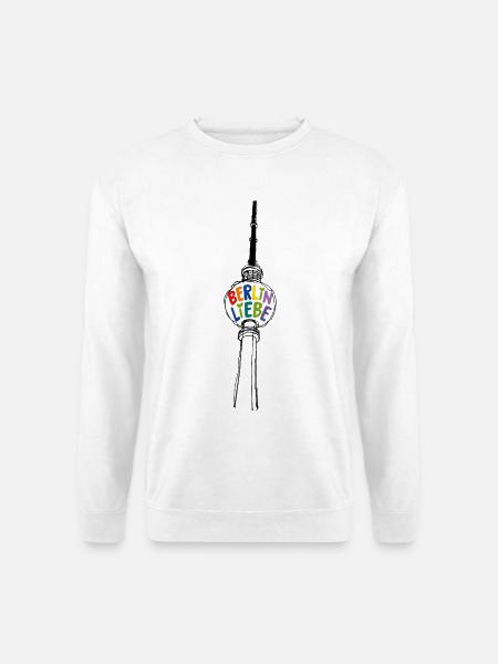 Berlin liebe dir! - Unisex Pullover - Weiß