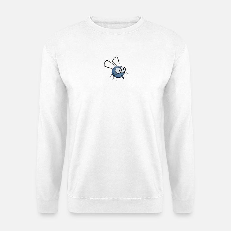 Die Fliege - Unisex Pullover - Weiß