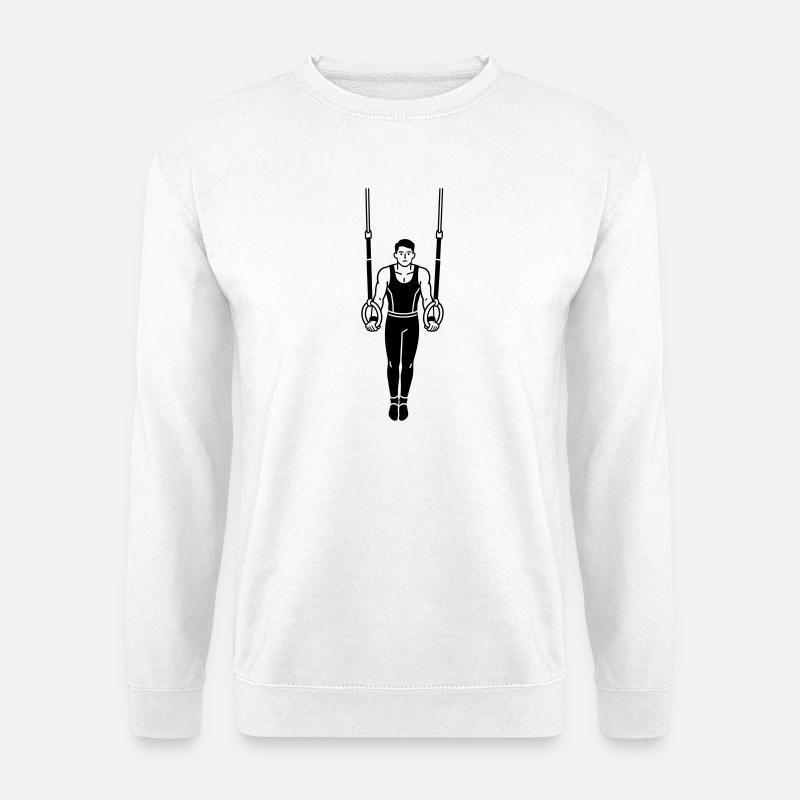 Turnringe - Unisex Pullover - Weiß