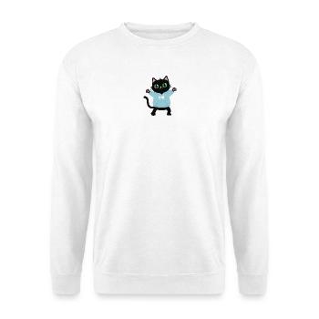 Lass dich umarmen. Kätzchen will gedrückt werde. - Unisex Pullover - Weiß - Vorne