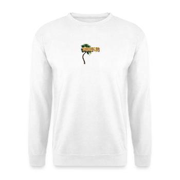 Palmier tropical avec inscription Minusio - Sweat-shirt Unisexe - blanc - Devant