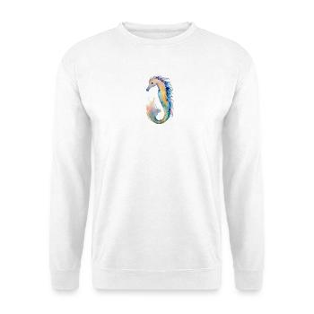 Seepferdchen - Unisex Pullover - Weiß - Vorne