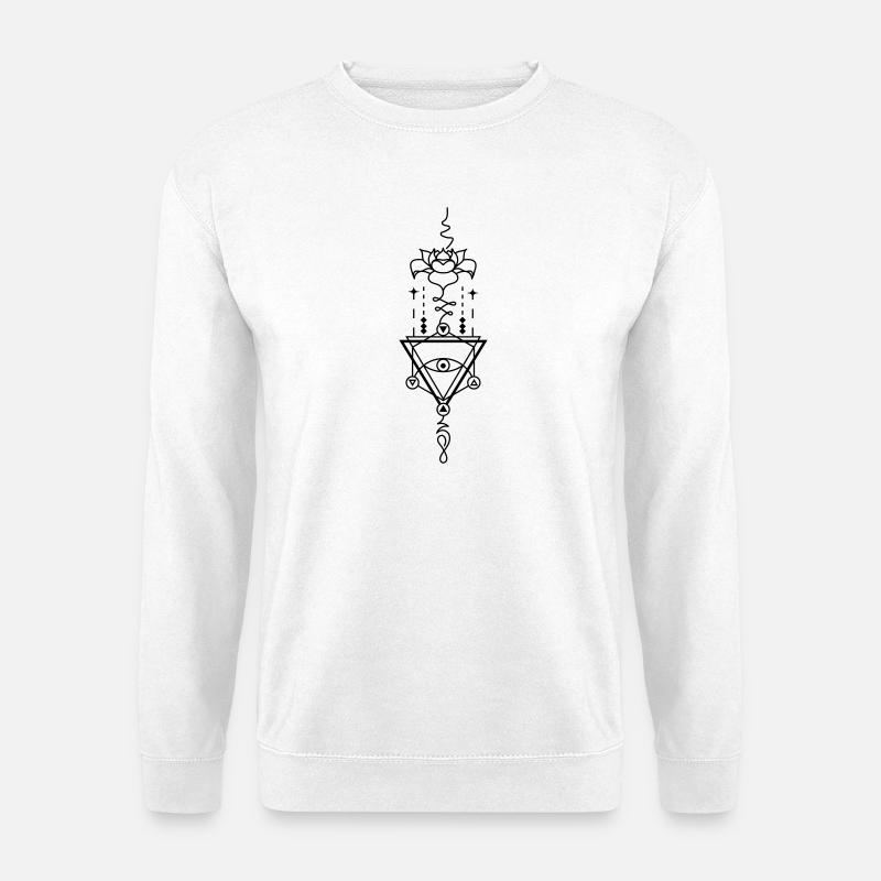 Elements Totem – Kraft der vier Energien - Unisex Pullover - Weiß