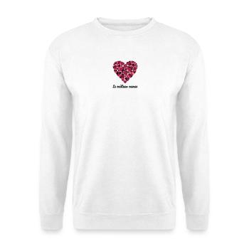 la meilleure maman - Unisex Pullover - Weiß - Vorne