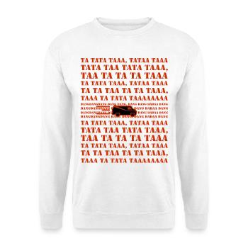 Famous TV series of the 80s - Team A with Van - Unisex Sweatshirt - white - Front