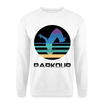 Parkour - Unisex Pullover - Weiß - Vorne