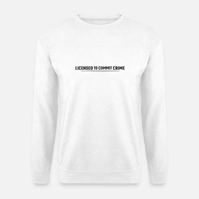 Crime - Unisex Pullover - Weiß