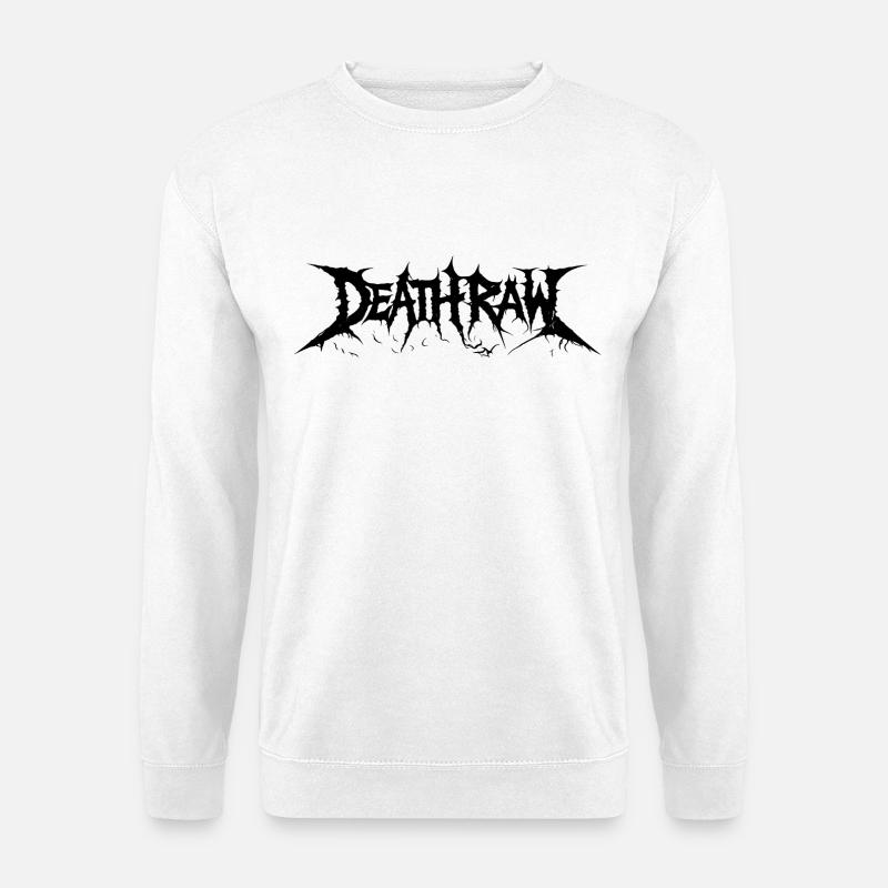 Deathraw Black - Unisex Sweatshirt - white