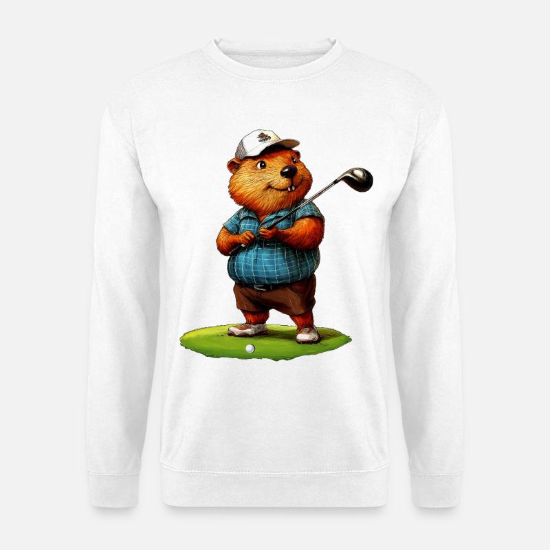 Biber Golf - Unisex Pullover - Weiß