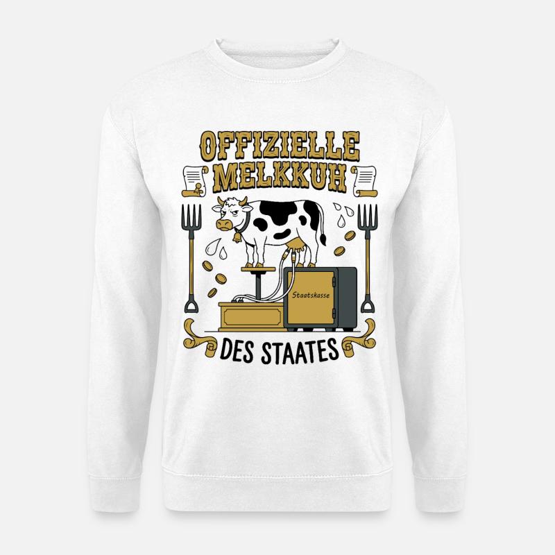 Offizielle Melkkuh Des Staates - Unisex Pullover - Weiß