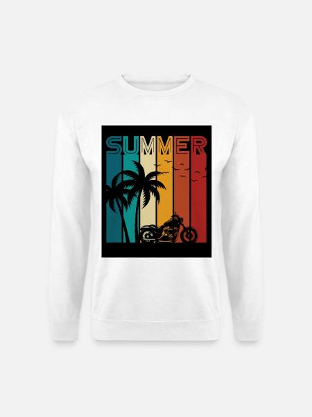 Sommer - Unisex Pullover - Weiß