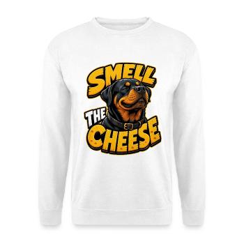 Rottweiler - Unisex Pullover - Weiß - Vorne - Alina (178cm) & Michal (187cm)