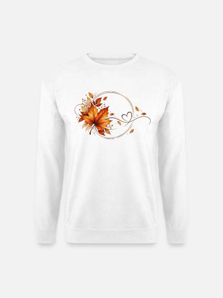 Herbst - Unisex Pullover - Weiß