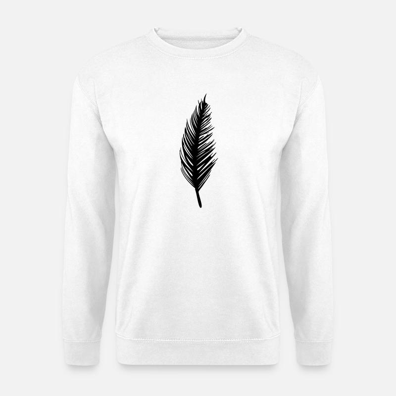 feather - Unisex Sweatshirt - white