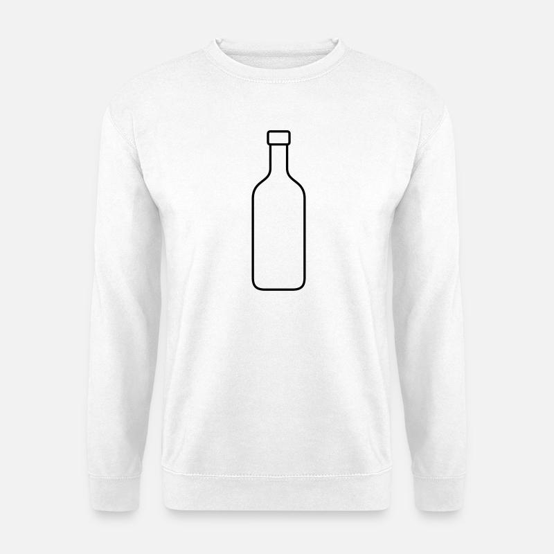 Flasche - Unisex Pullover - Weiß