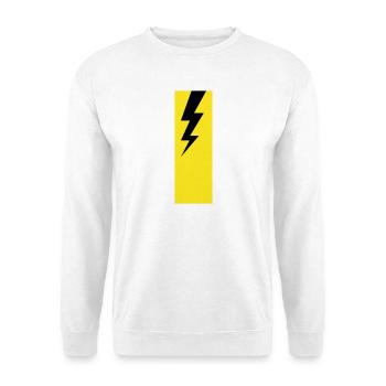 Blitz – Gewitter, Sturm & Elektrizität Power - Unisex Pullover - Weiß - Vorne