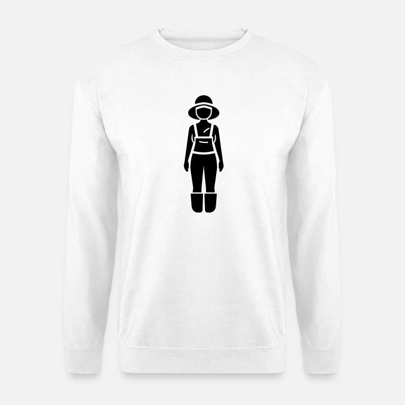 Farmer Frau - Unisex Pullover - Weiß